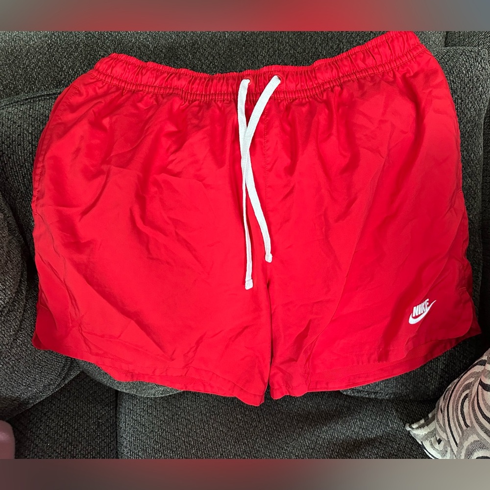 Nike Vivid Red Athletic Shorts